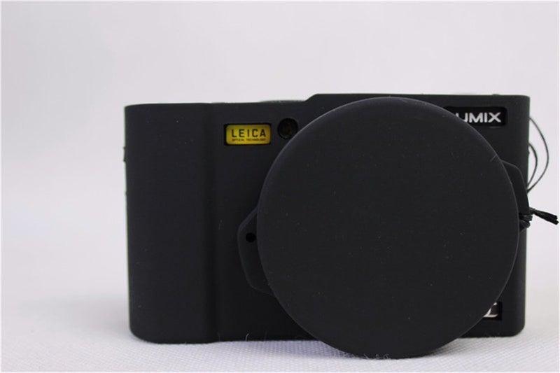 BolinUS Fullbody Ultra-thin Lightweight Rubber Soft Silicone Case Bag Cover for Panasonic Lumix LX10 DMC-LX10 -Black - Image 3